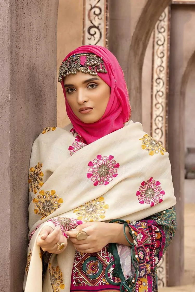 02 Gul e Zarki Cotton Satin Printed Collection Vol 3