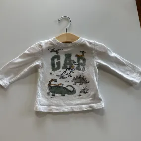 Baby Gap Dino LS Tee 3/6M