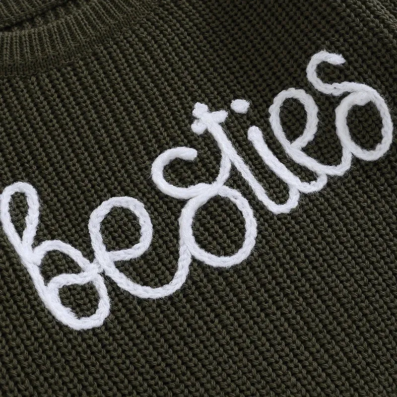 Baby (to 24M) Deluxe Girls Sweater - BESTIES