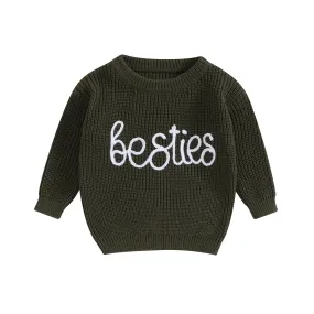 Baby (to 24M) Deluxe Girls Sweater - BESTIES