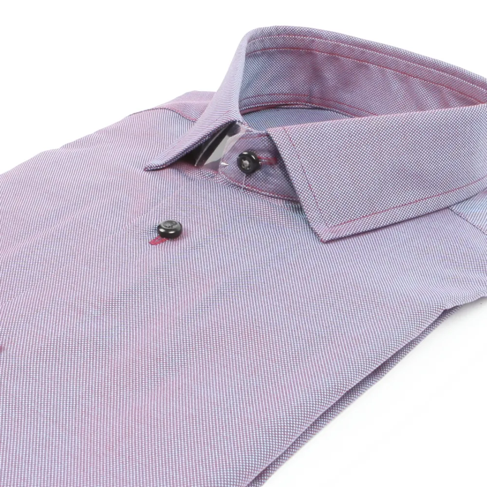 BEN SHERMAN Wine & Blue Royal Oxford Shirt