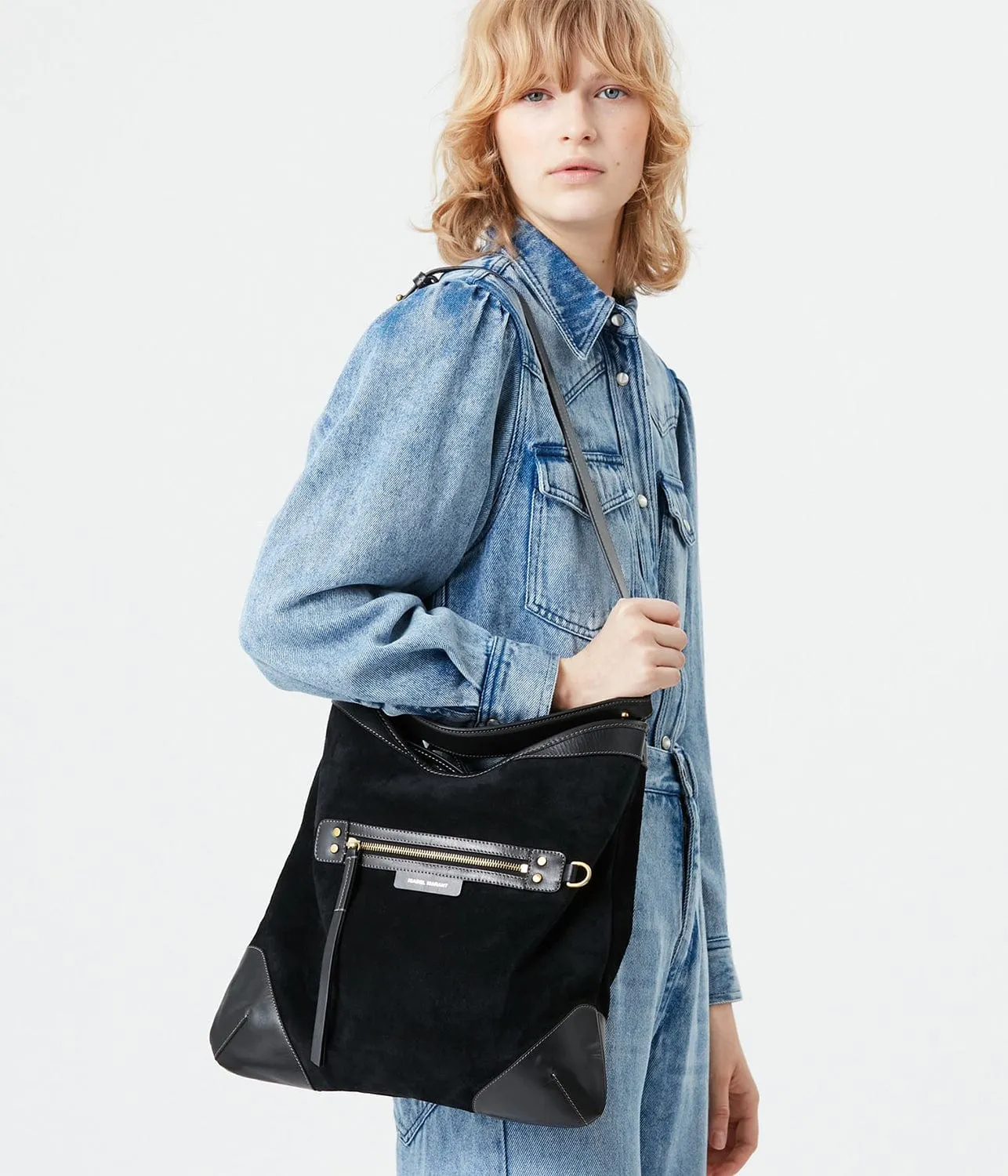 BOTSY DAY SHOULDER BAG- BLACK