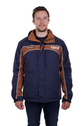 Bullzye Mens Bazooka Jacket - Navy/Tan - B3W1704039