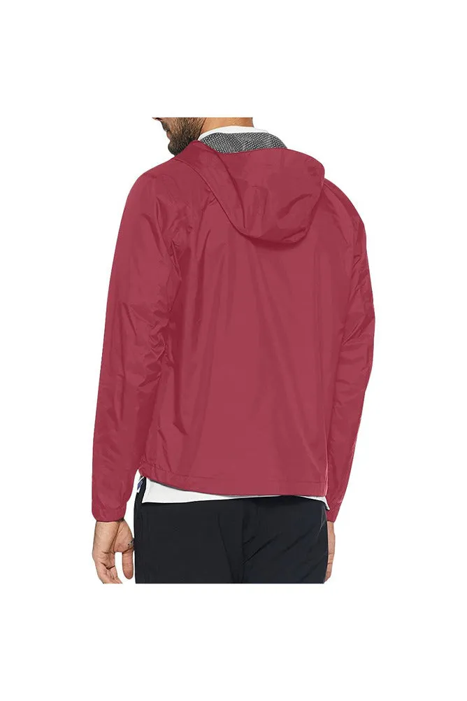 Chili Red All Over Print Windbreaker for Men (Model H23)