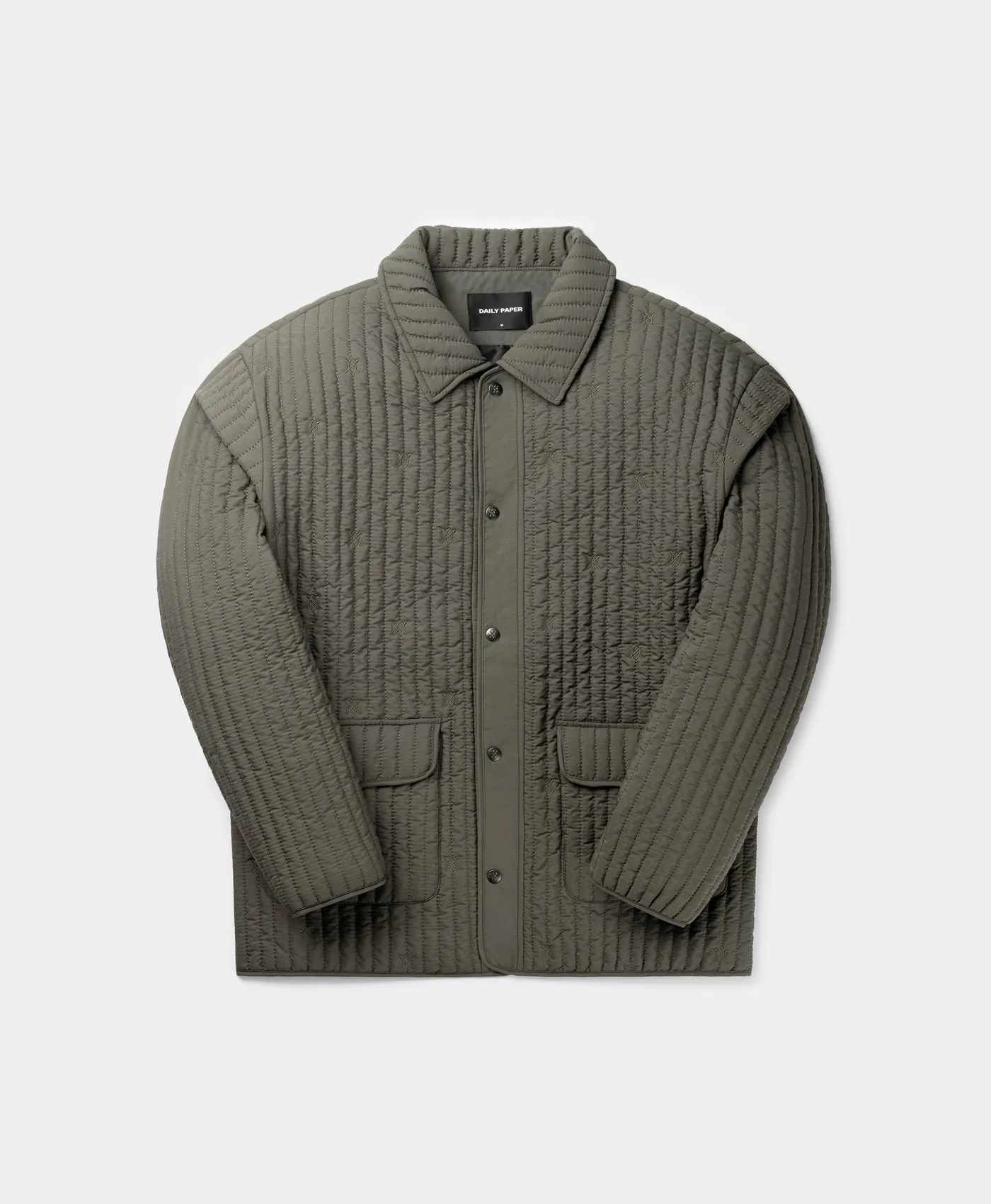 Chimera Grey Zyer Quilted Relaxed Jacket