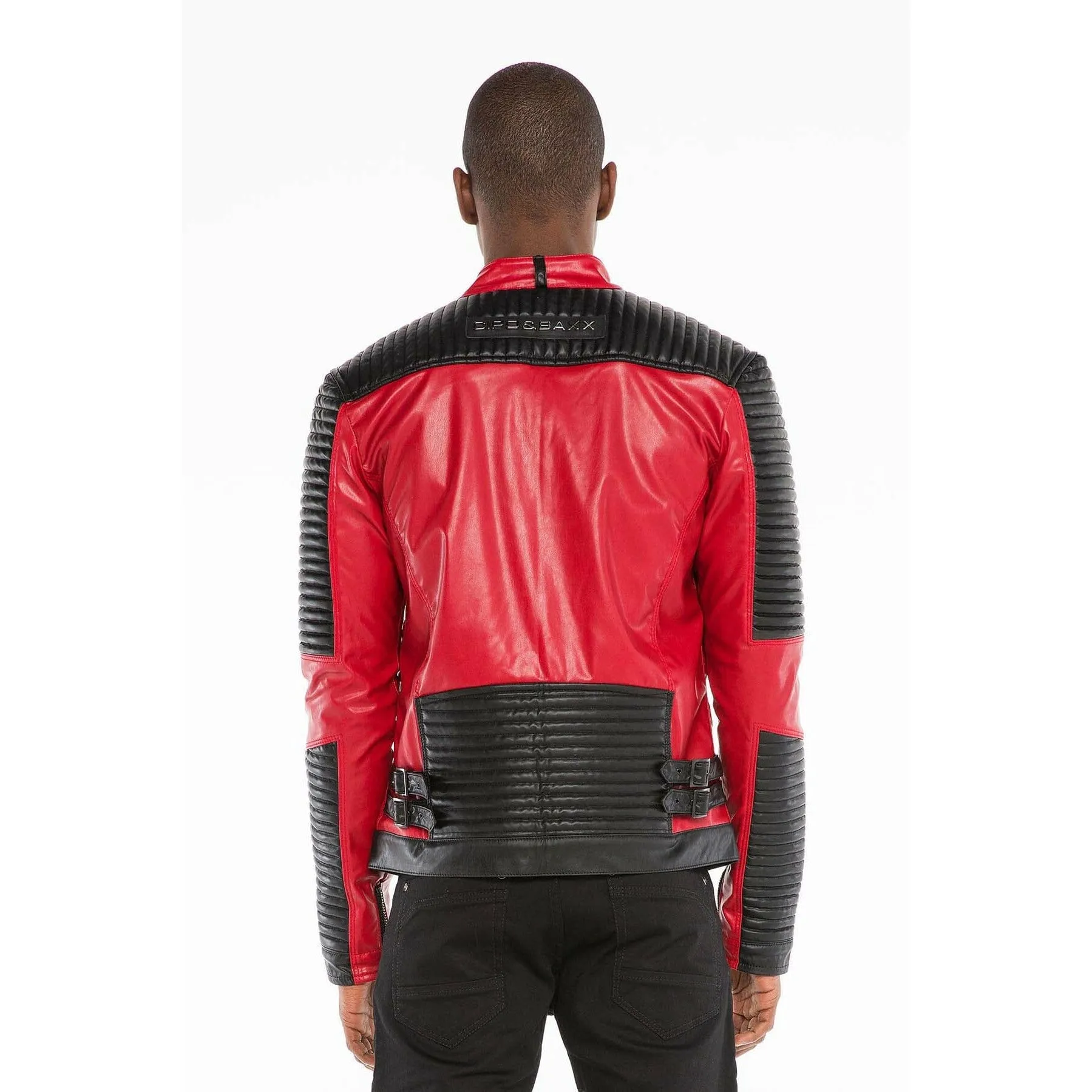 Cipo & baxx Herren Biker-look Jacket