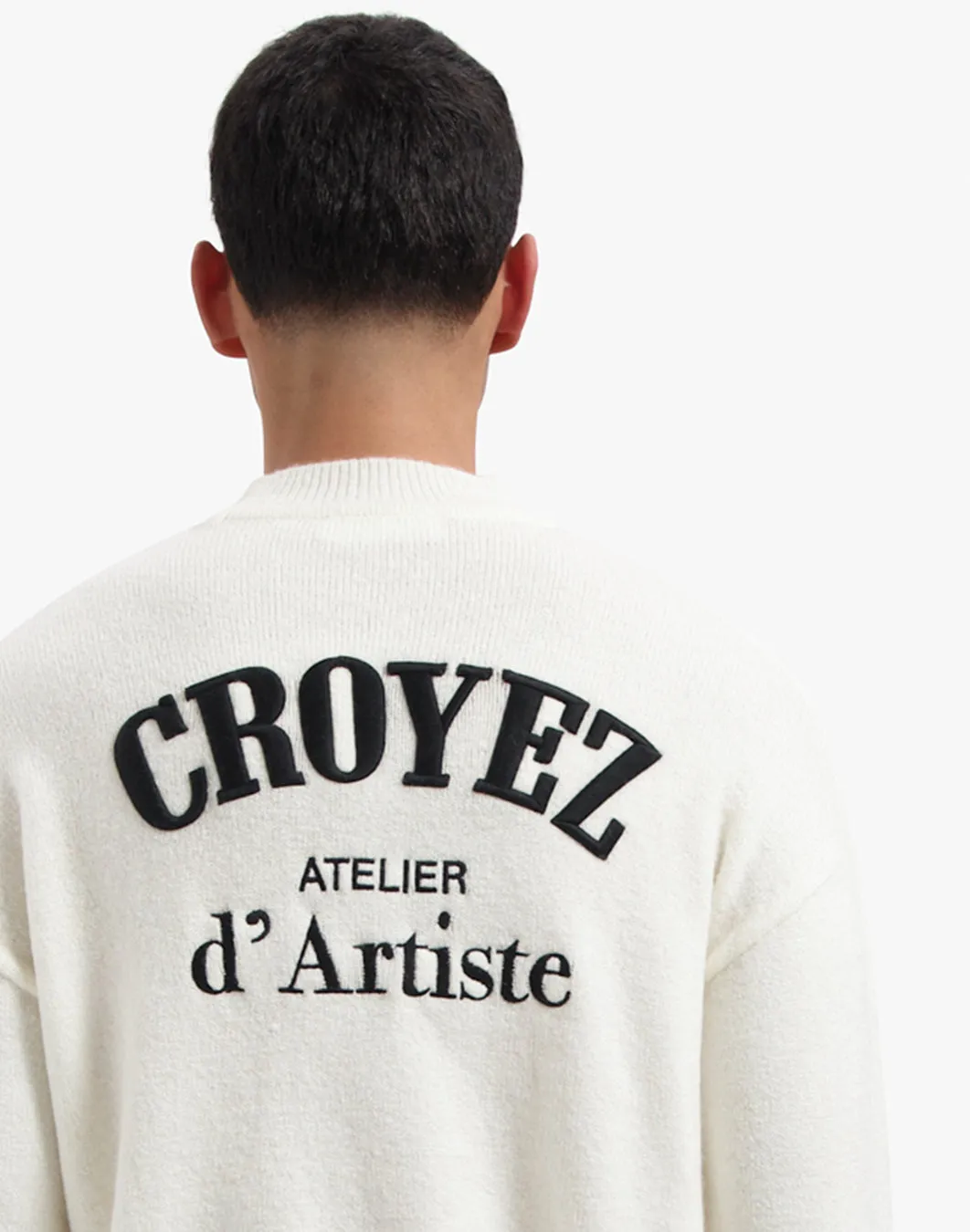 CROYEZ ATELIER KNIT SWEATER - VINTAGE WHITE