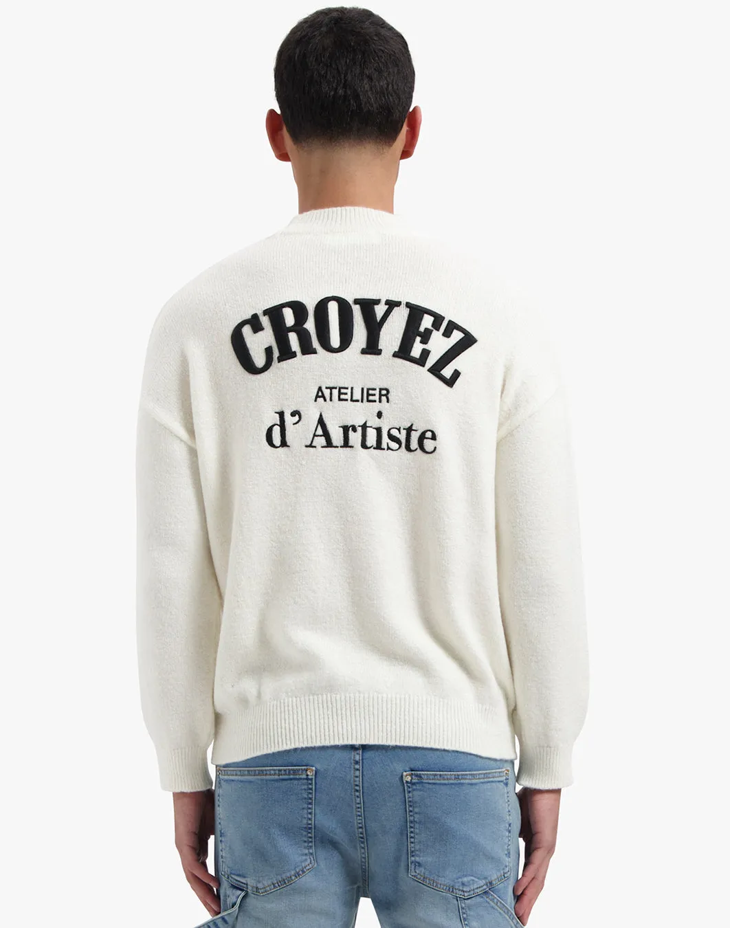 CROYEZ ATELIER KNIT SWEATER - VINTAGE WHITE