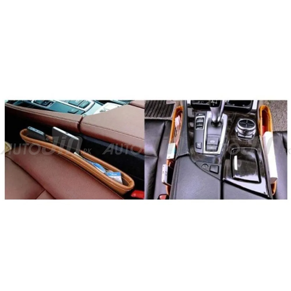 DropStopper - Automotive Leather Seat Gap Filler - Rust Brown