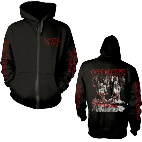 Hoodie - Cannibal Corpse - Butchered at Birth - Explicit - Zip