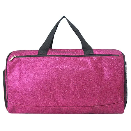 Hot Pink NGIL Glitter Gymnastics Dance and Cheer Duffle Bags