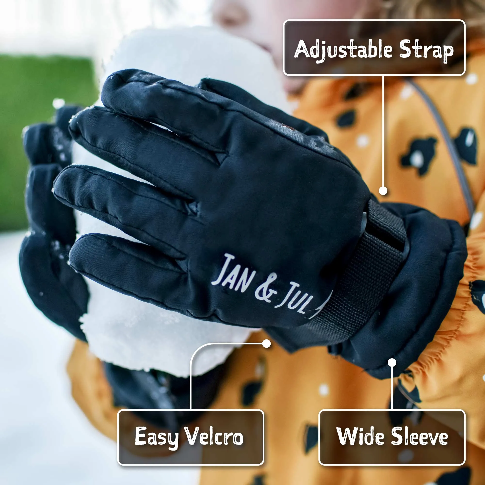 Jan & Jul Heather Gray Toasty-Dry Waterproof Glove