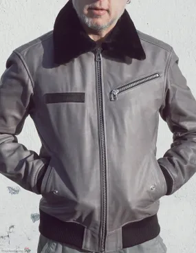 Leather Flying Jacket, Pilot Style, Leather Aviator Jacket, Leather Bomber for Men