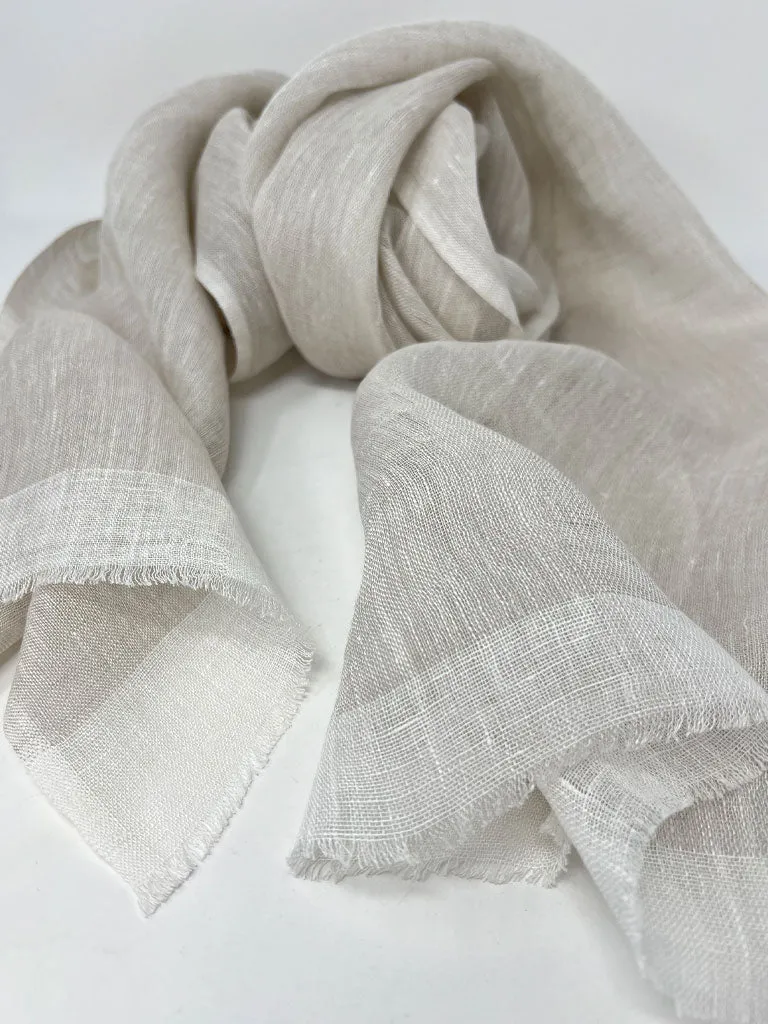 Linen Two Tone Scarf