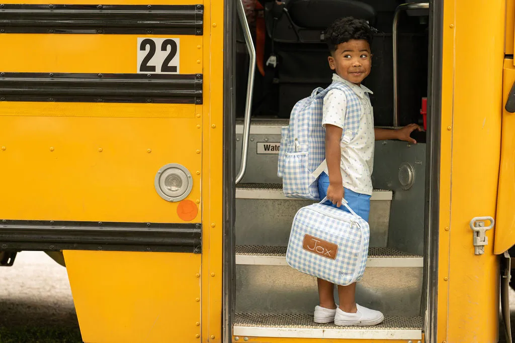 Lunch Bag - Blue Gingham