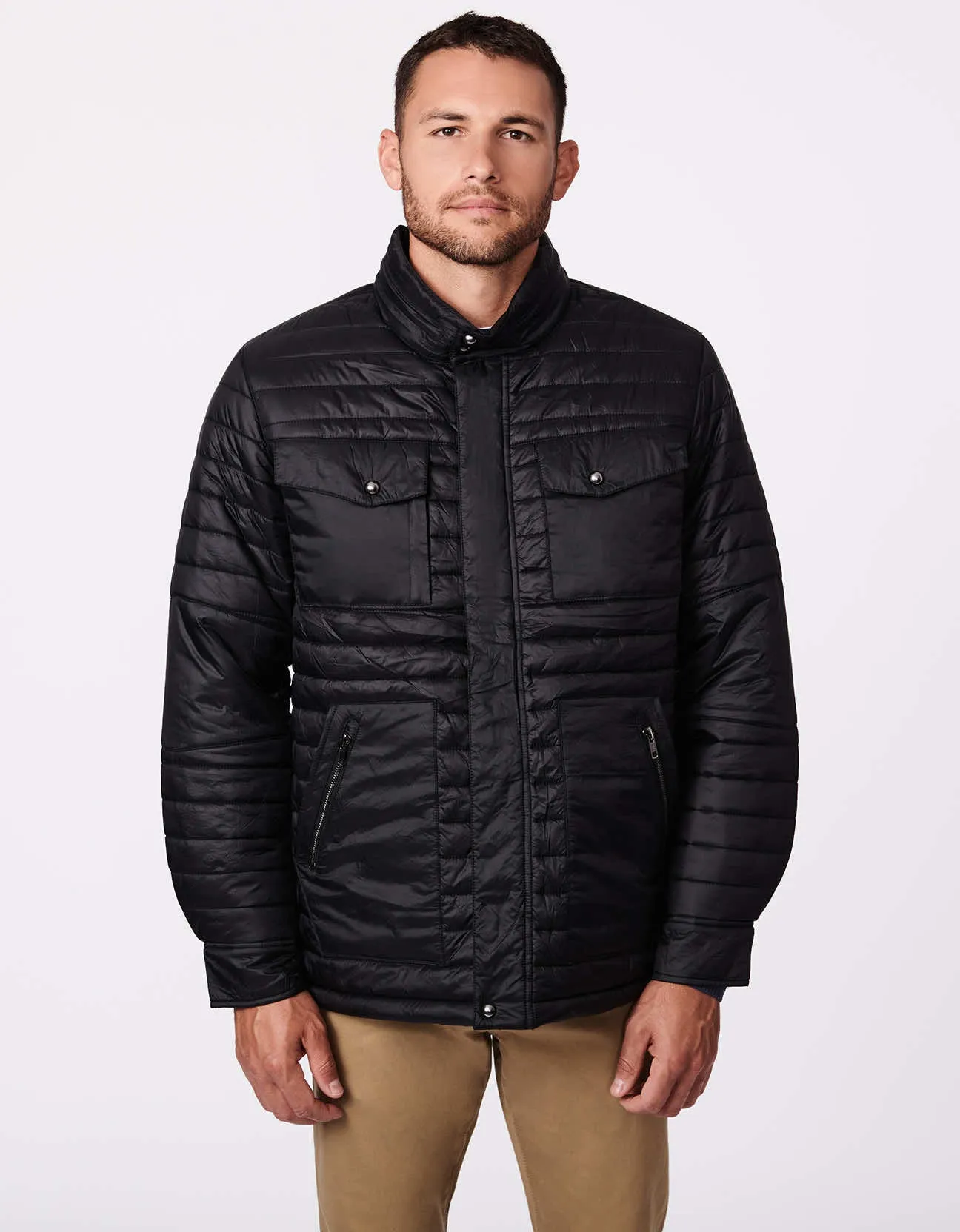 Men's Pocket Row Puffer Jacket