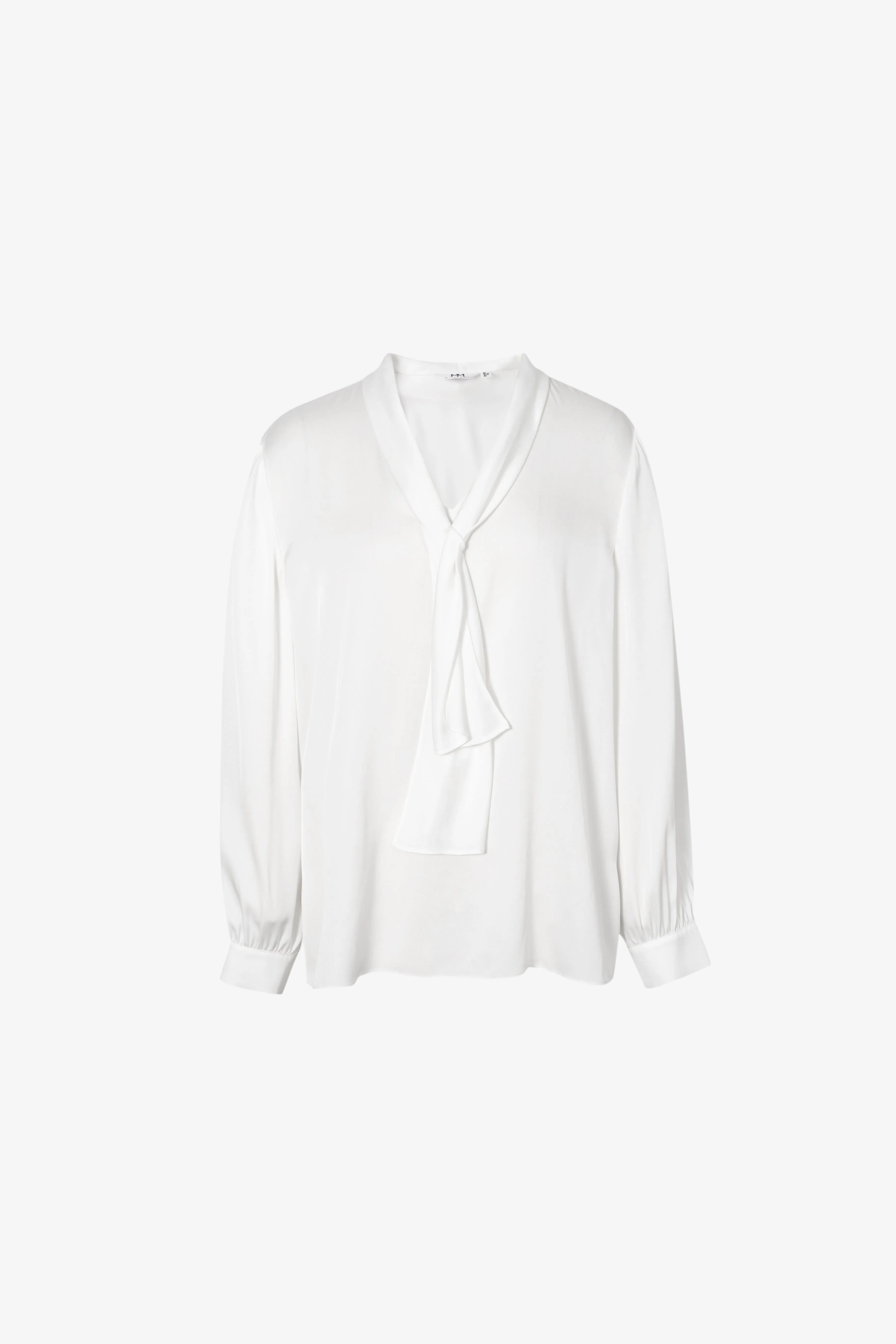 MM White Silk Blouse