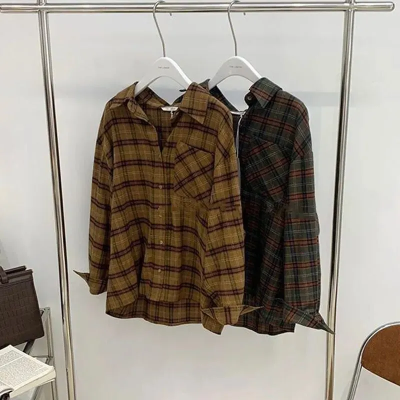 Plaid Blouse