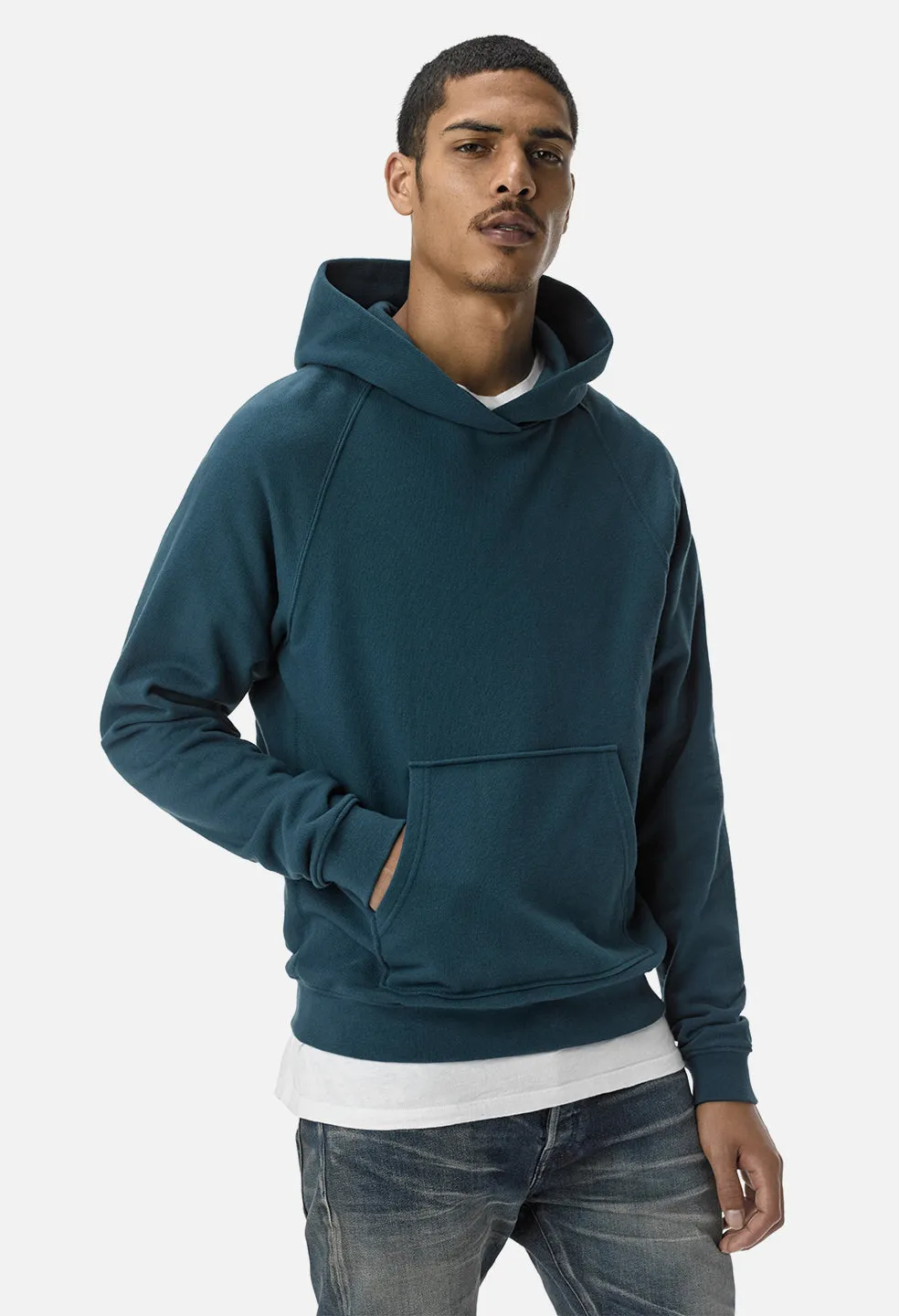 Raglan Hoodie / Teal