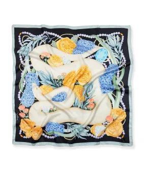 Reptile Garden Silk Scarf