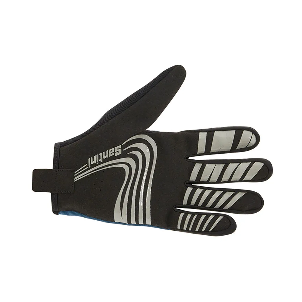 Santini MTB Full Gloves - Blue