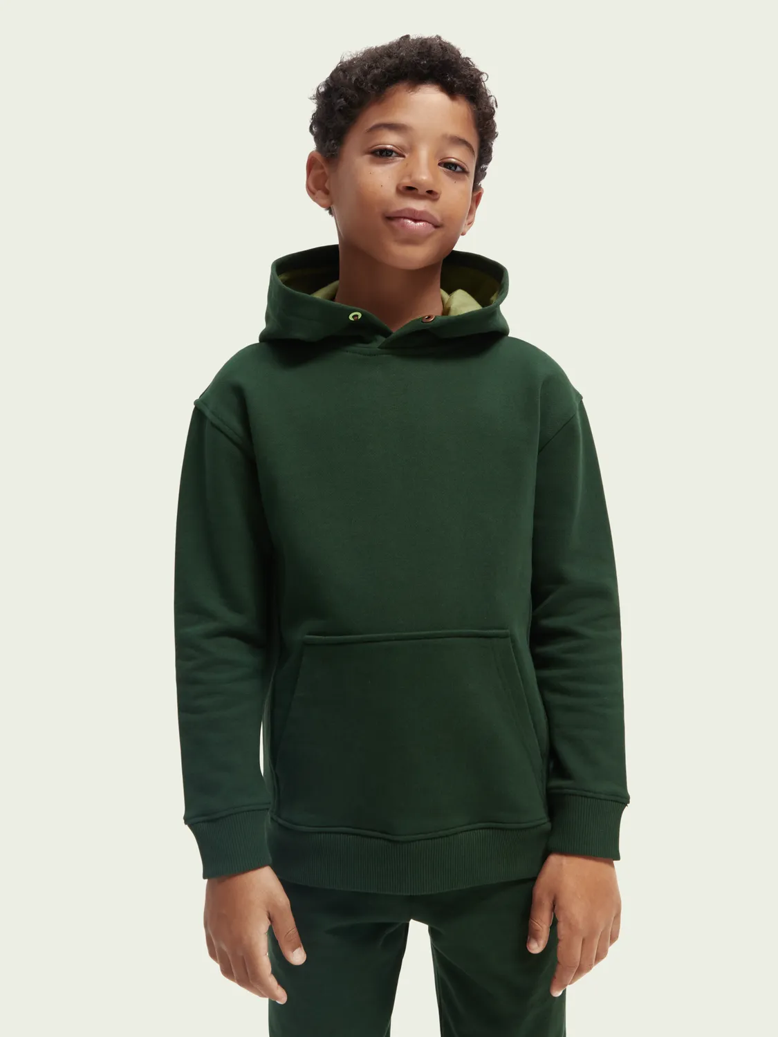 Scotch & Soda Boys Classic Hoodie _Green 167580-1214