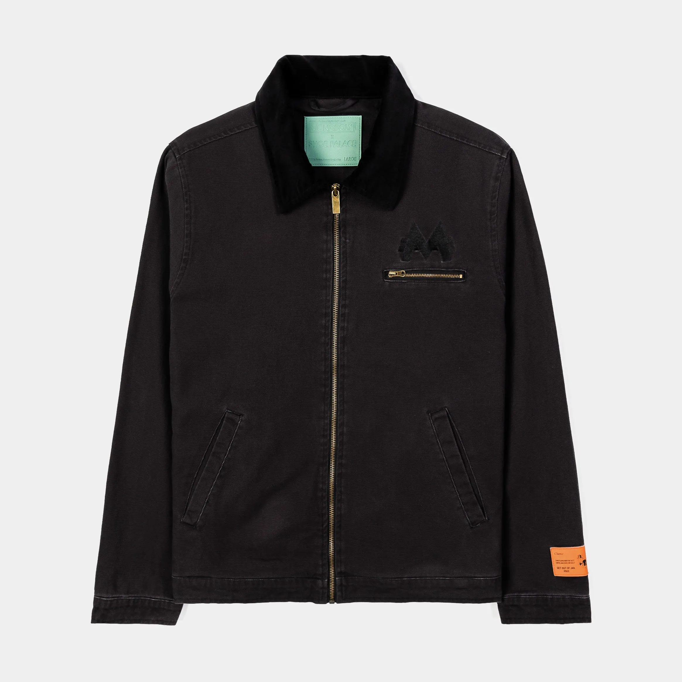 SP x Monopoly Trucker Mens Jacket (Grey/Black)