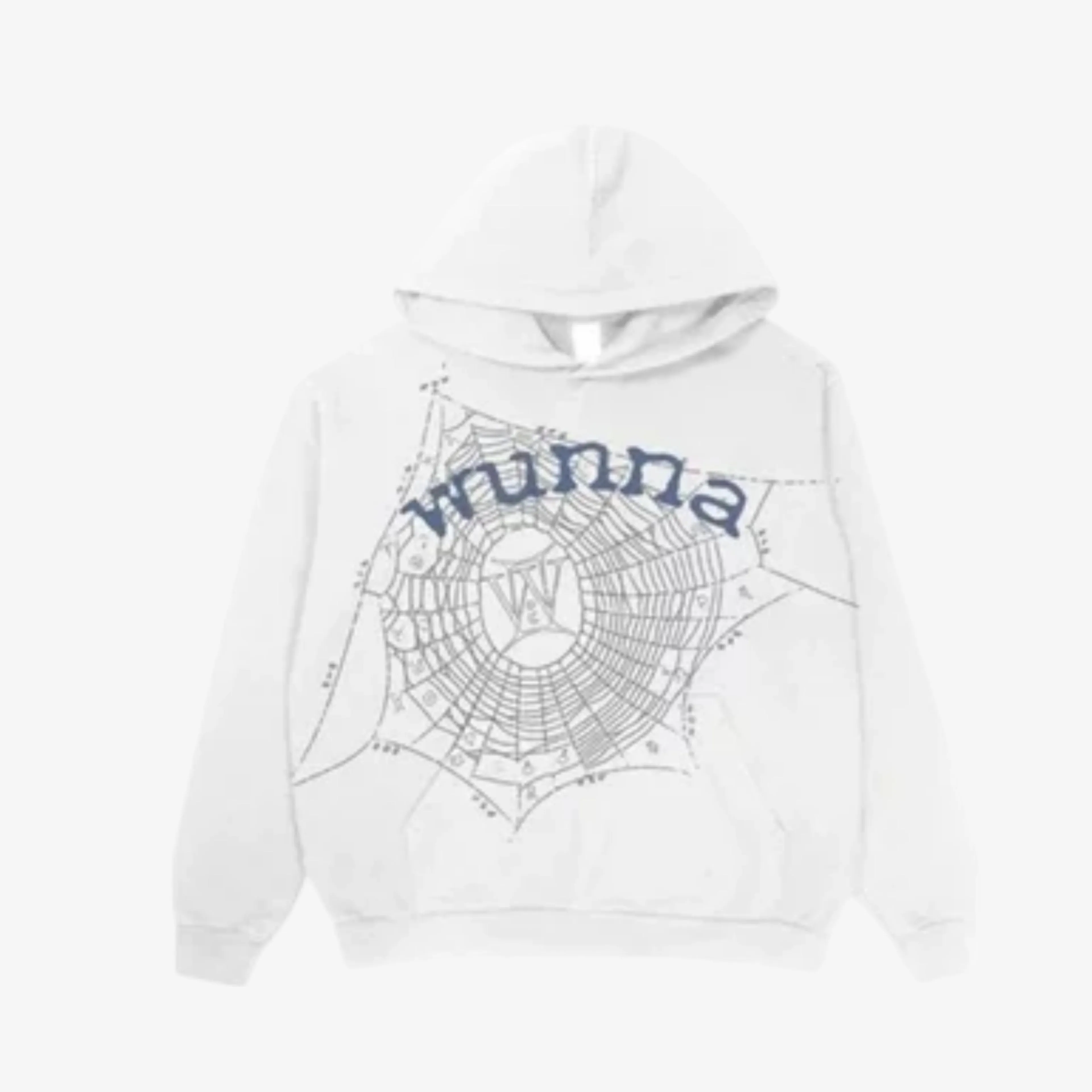 Sp5der 'Wunna' Pullover Hoodie White SS20 all