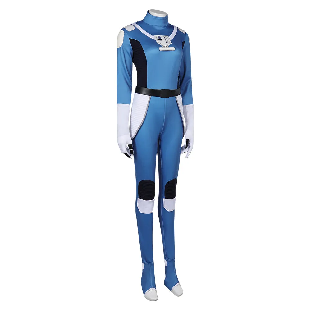 Star Wars Ahsoka blue combats Cosplay Costume Outfits Halloween Carnival Suit