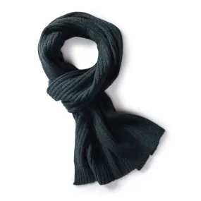 The Rib Scarf in Dark Spruce