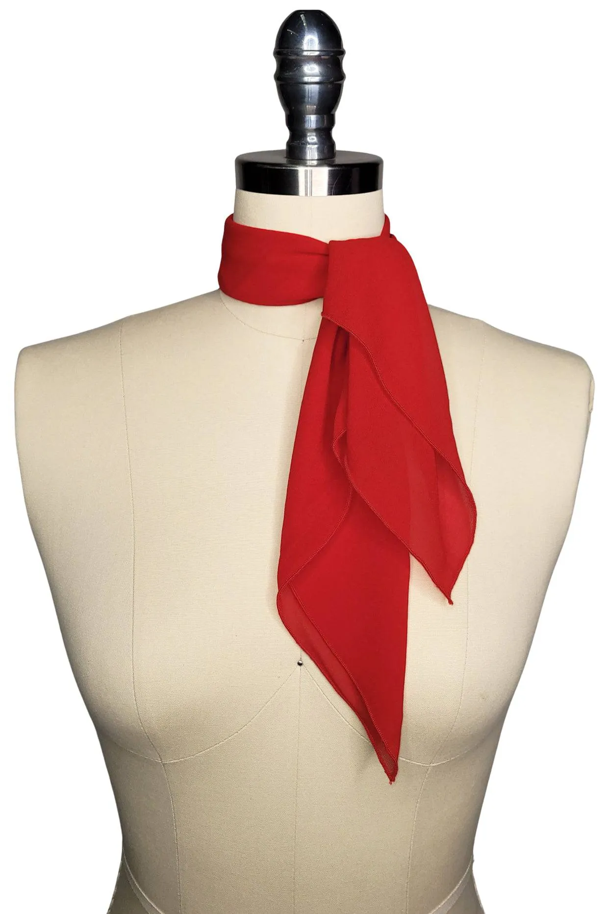 Verona Square Neck Scarf (Red)