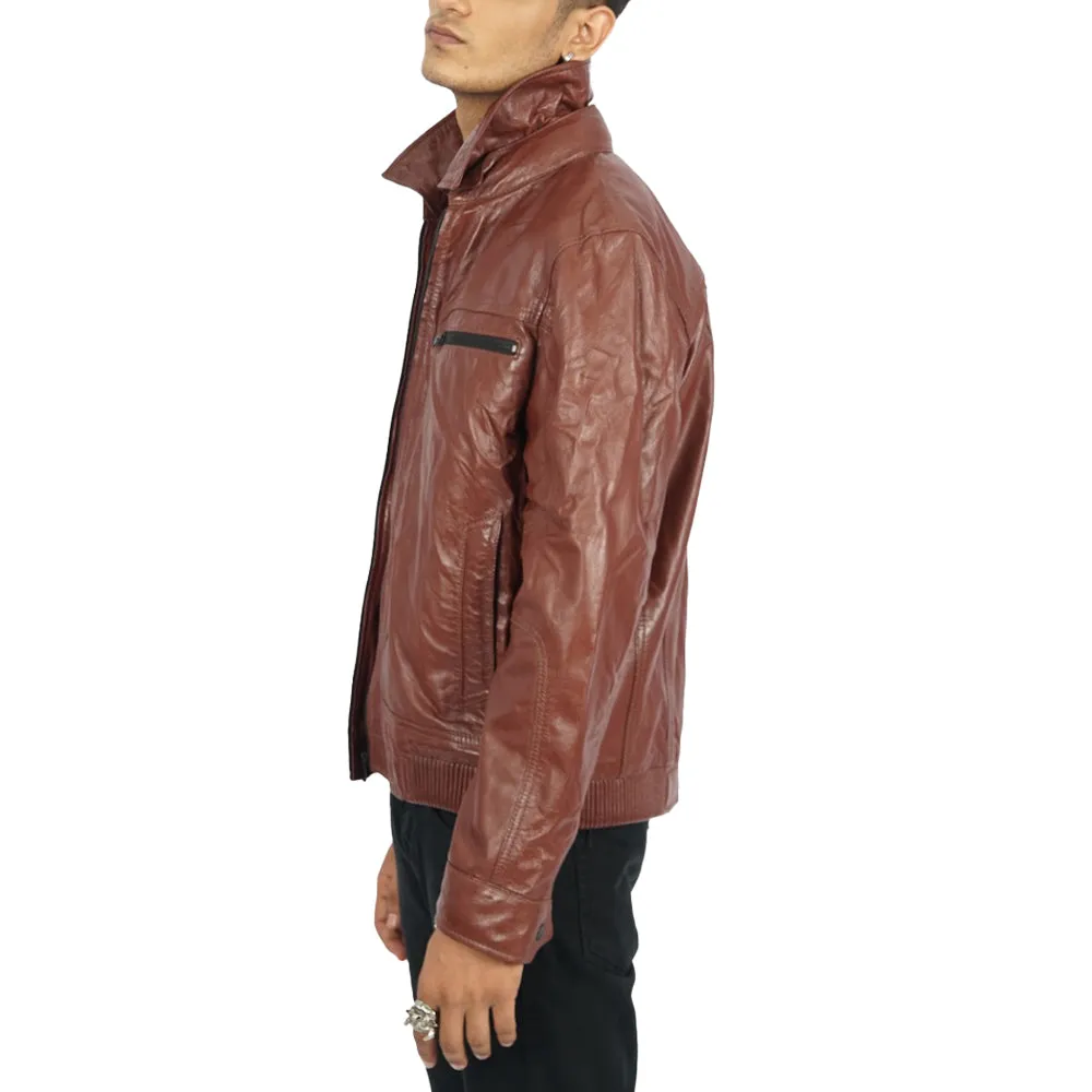 Vintage Tomac Brown Leather Jacket