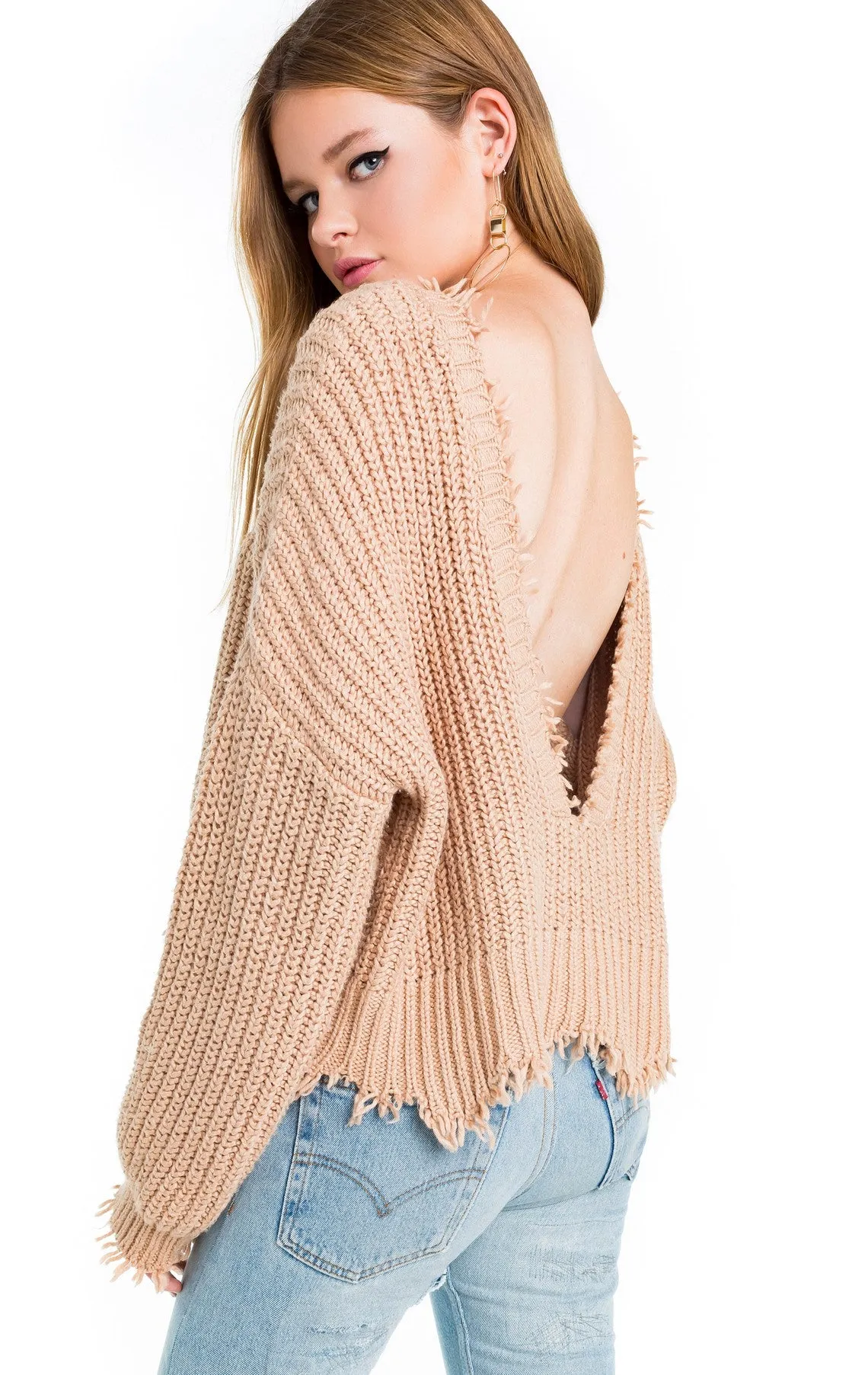 Wildfox Palmetto Sweater Desert Dunes