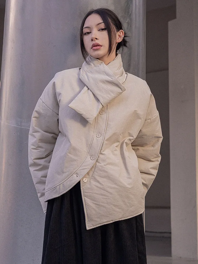 Zinan Scarf Jacket - Sand